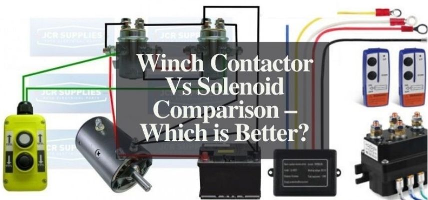 winch contactor vs solenoid