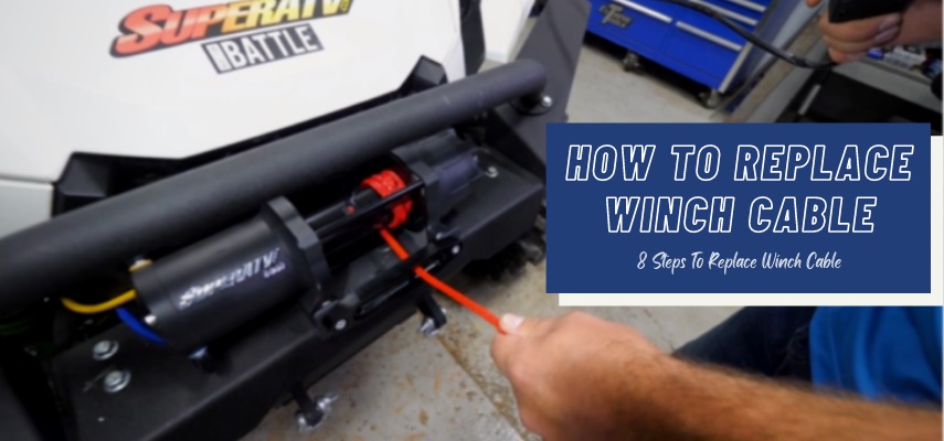 how to replace winch cable