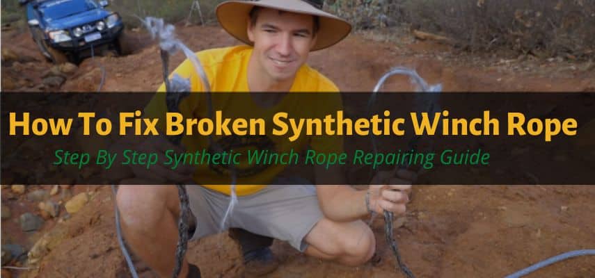 How To Fix Broken Synthetic Winch Rope