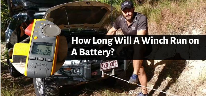How Long Will A Winch Run on A Battery