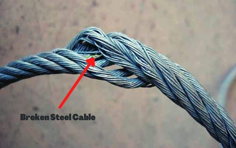 Assess The Broken Steel Cable