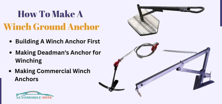 How To Make A Winch Ground Anchor